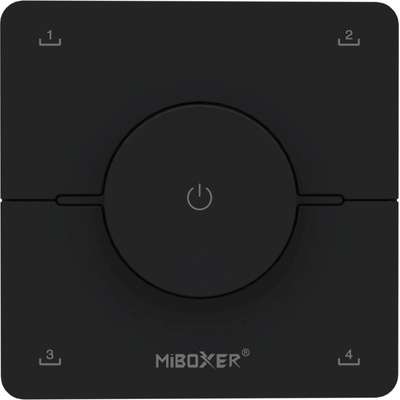 RF univerzální dálkový ovladač K0 Mi-LIGHT pro jednobarevné a CCT LED - 4 scény černý