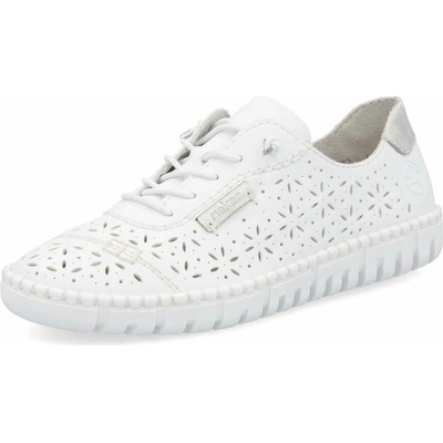 Reiker Dámské polobotky M2354 80 bílá S6 – Sleviste.cz