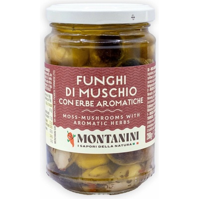Funghi di Muschio naložené houby s bylinkami 280 g – Zbozi.Blesk.cz