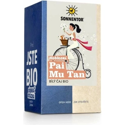 Sonnentor noblesní Pai Mu Tan bio bílý čaj 18 g balení 6 ks