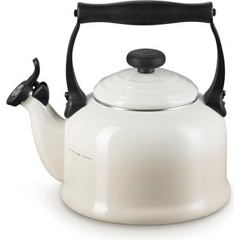 Le Creuset Чайник за котлон ТРАДИЦИОНЕН 2.1 л, MERINGUE, стомана, Le Creuset (LECR40102027160000)
