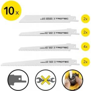 Trotec Комплект ножове за саблен трион trotec, 10 броя (6215001205)