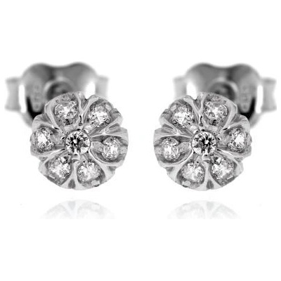 Zlatnictví U Kostela zlaté náušnice kytičky 349