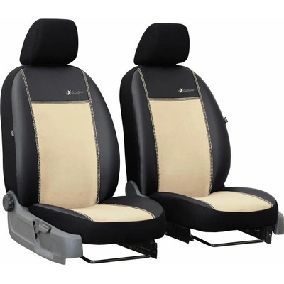Autopoťah Pok-Ter Exclusive Alcantara 1+1 predné - béžové