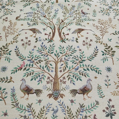 Gobelínová látka WILLIAM MORRIS béžový šíře 280 cm