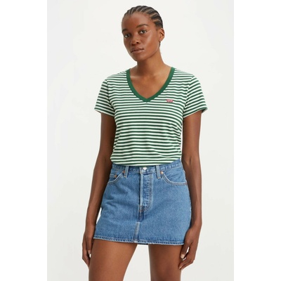 Levi's® dámske tričko THE PERFECT V NECK TEE 85341 0045 Zelená