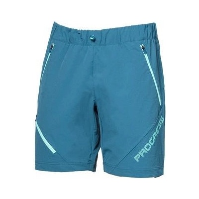 Progress Genia SHORTS dámské outdoorové kraťasy petrol Petrolejová