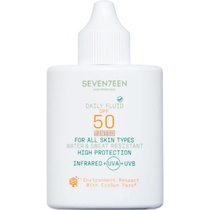 Seventeen Cosmetics Тониран слънцезащитен флуид за всеки тип кожа Seventeen SPF50 (1201826CR)