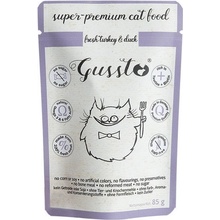 GUSSTO Cat Fresh Turkey & Duck pre mačky morčacie mäso a kačica 85 g