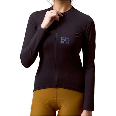 Endura Дамска фланелка с дълъг ръкав за колоездене Endura Women's AllTrack Ride L/S Jersey Cycling jersey - Black (156-2815-0113)