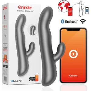 Oninder Рабит вибратор с въртящ се връх и App Oninder Oslo - sexo - 149,00 лв
