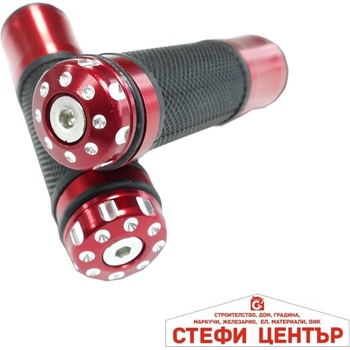 Paolo Дръжки за мотоциклет - 280 - червено - 2бр. /к-т (72023)