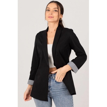 Dámske sako armonika Classic hnedá