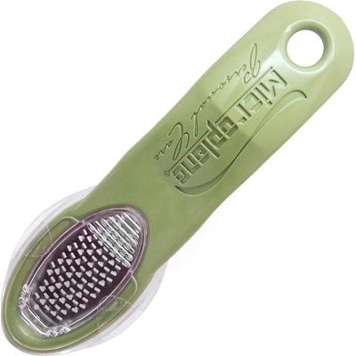 BC box Microplane Škrabka na nohy zelená