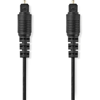 Nedis CAGL25000BK50 оптичен аудиокабел, TosLink щепсел, дължина 5 m (CAGL25000BK50)