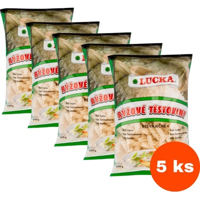 Lucka Vřetena rýžové těstoviny 5 x 300 g