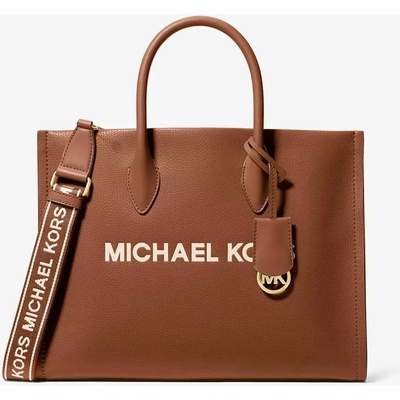 Michael Kors dámská velká kožená kabelka Mirella hnědá