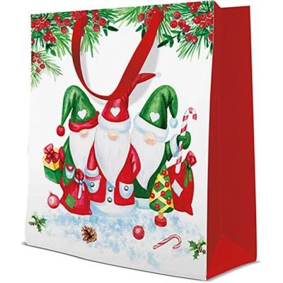 Paw Dárková taška PAW Christmas Glomes, large - 26,5x33,5x13 cm 525487
