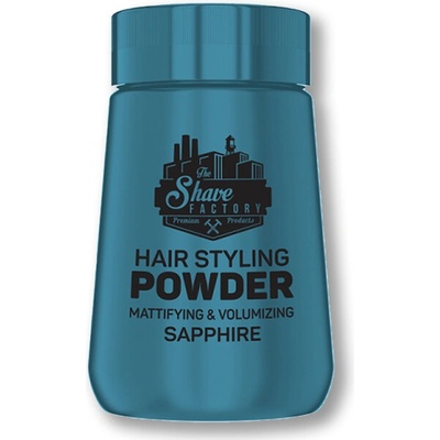 The Shave Factory stylingový púder na vlasy v krabici Sapphire 20g