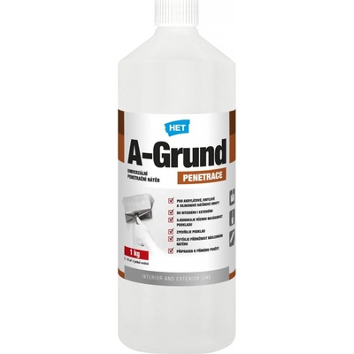 HET A-Grund univerzálny penetračný náter 1 kg Bezfarebná