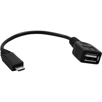 DeTech Кабел DeTech USB F - USB Micro, 30сm, Black -18080 (DE-18080)