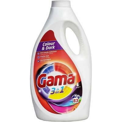 Gama 3v1 prací gel na černé prádlo 3,73 l