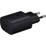 Samsung Оригинално мрежово зарядно устройство Samsung Super Fast Charging, 25W, Черен (TA800EBE)