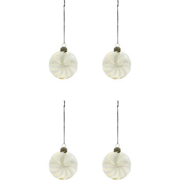 House Doctor HDDelic Коледни играчки, златни, 4 бр (206862200)