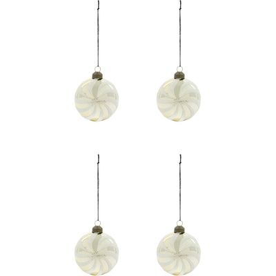 House Doctor HDDelic Коледни играчки, златни, 4 бр (206862200)