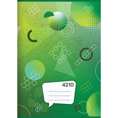 JUNIOR Sešit A4 čtverečkovaný 4210