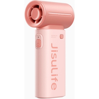 JisuLife Ръчен вентилатор Jisulife Life9 5000mAh преносим USB вентилатор - розов (Life9_black_50_pink)