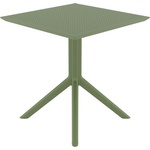 Bogdan Furniture Am Маса Скай 70/70/74h маслено зелена