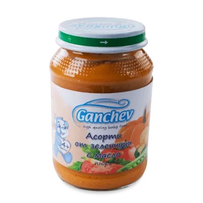 Ганчев пюре Асорти от зеленчуци с масло