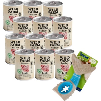 Wild Farm Pate Lamb 12 x 400 g