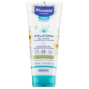 Mustela Bébé Stelatopia подхранващ почистващ гел Cleansing Gel 200 ml