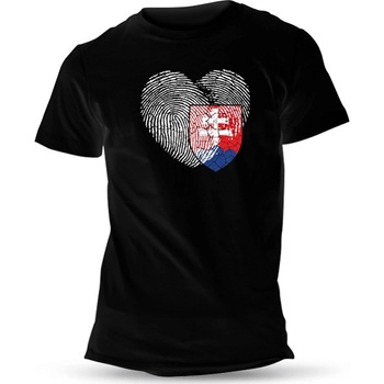 Kubo tričko Slovensko srdce čierne