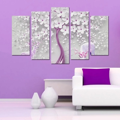 Art gift Декоративен панел - Purple tree