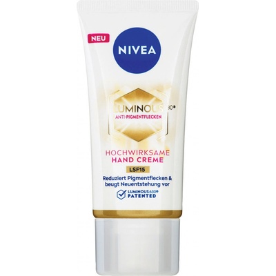 Nivea kém na ruky Luminous proti pigmentovým škvrnám OF15 50 ml