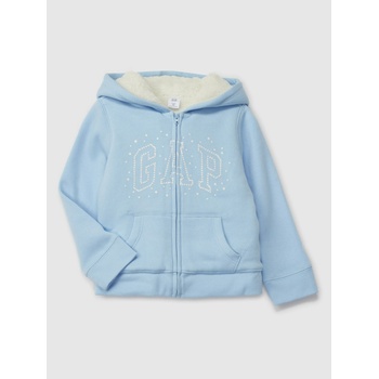 GAP Бебешки суитшърт от шерпа с логото на GAP GAP | Sin | Момичешки | 92