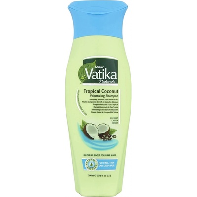 Dabur Vatika šampon na vlasy Kokos s ricinem a hennou 200 ml