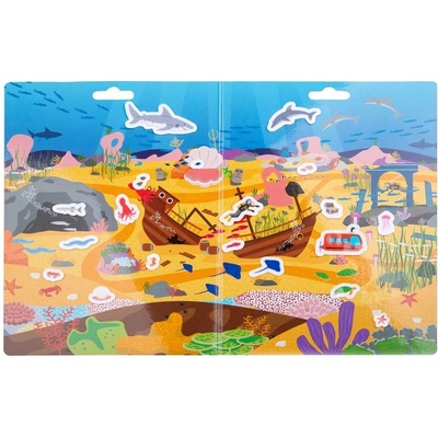 Bigjigs Toys Samolepky Dobrodružstvo v mori