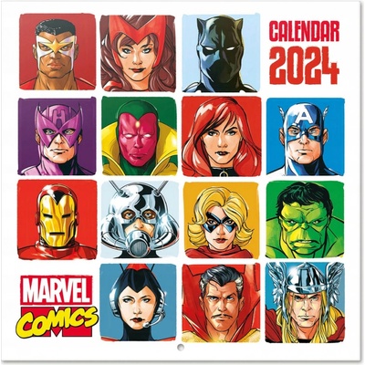 Oficiální nástěnný Marvel Classics Comics Icons s plakátem SQ 30 x 30 60 cm 2024
