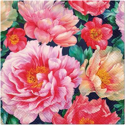 PAW servítky L Peonies Bloom 33x33cm