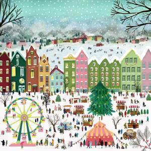 Pieces & Peace - Puzzle Christmas in the Square - 1 000 piese