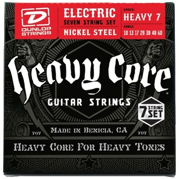 Image 1 of Dunlop DHCN1060-7 - Heavy Core HEAVY 7 strings