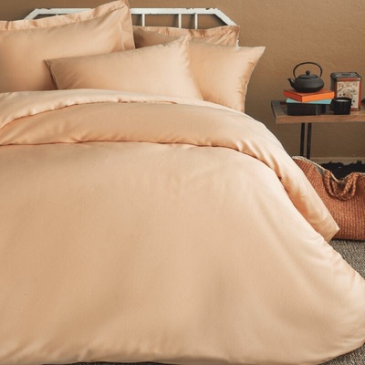 ISSIMO Saténové obliečky SIMPLY PEACH Bavlnený satén 70x90 140x200