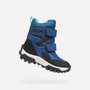 Geox Сини детски зимни обувки Geox Himalaya B ABX Geox | Sin | Момчешки | 36