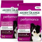 Arden Grange Performance с прясно пиле и ориз 2 x 12 кг