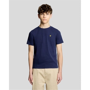 Lyle and Scott Детска тениска Lyle and Scott Lyle & Scott Kids Plain Cotton T-Shirt - Navy