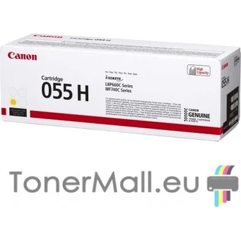 Canon Оригинална тонер касета CANON Cartridge 055H (Yellow) 3017C002AA